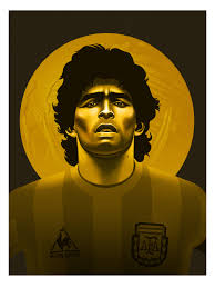 Maybe you would like to learn more about one of these? Reza Bassiri Illustration Maradona El Pibe De Oro