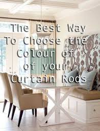How to choose curtains color. How To Choose The Right Curtain Rod Colour Advice For Homeowners Curtains Living Room Apartment Living Room Curtain Rods