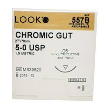 Look Chromic Gut Sutures Absorbable Cuticular Reverse