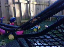 A fresh coat of paint will give a rusty metal surface a whole new look. How To Paint Metal Lawn Furniture Refresh Living