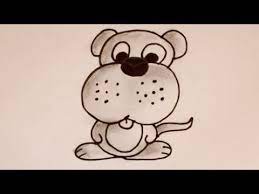 Como Dibujar Un Perro Facil Para Ninos Paso A Paso Youtube Como Dibujar Un Perro Clases De Arte Para Ninos Arte Para Ninos