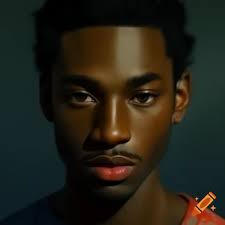 Troy Maxon character from Fences by August Wilson behind a fence, gazing  into the distance