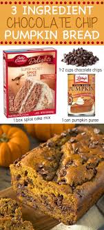 Maybe you would like to learn more about one of these? Super Easy And Moist 3 Ingredient Chocolate Chip Pumpkin Bread