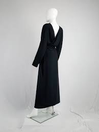Maison Martin Margiela Black Backwards Maxi Dress Spring 1999 V A N Ii T A S Spring Maxi Dress Maxi Dress Vintage Designer Clothing
