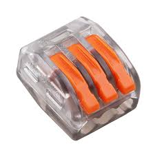 10pcs transparent universal compact fast wire wiring connector 3 pin conectors mini wire connector conductors terminal block 32a in conducteurs broches compact