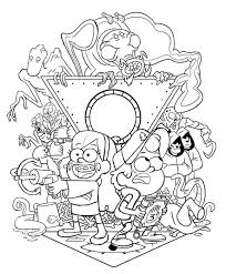 Use these free gravity falls coloring pages png #38883 for your personal projects or designs. Gravity Falls Coloring Pages 100 Pieces Print For Free