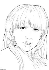 Coloring Page Lady Gaga Free Printable Coloring Pages Img 15417
