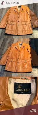 Lakeland Men S 1970 S Vintage Leather Coat Euc Leather Coat Clothes Design Vintage Leather