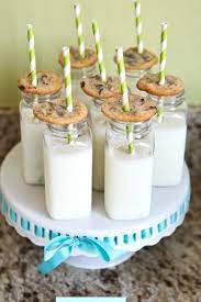 10 Easy Peasy Baby Shower Food Ideas Babycentre Blog Baby Shower Food Baby Shower Milk N Cookies