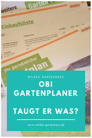 Obi Gartenplaner Taugt Er Wirklich Was Wildes Gartenherz