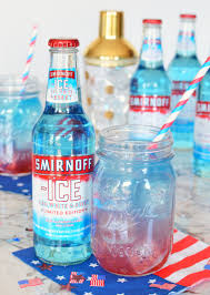 It's important to layer them in this exact order! Layered Red White Berry Lemonade Cold Refreshing