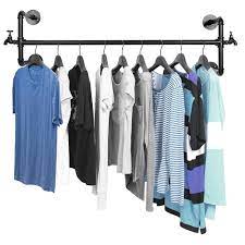 Even after a closet clean out, hanger space may be at a premium. Industrial Pipe Clothing Rack Wall Mounted Cloths Rack Metal Commercial Clothes Racks Buy Cloth Rack For Boutique Wall Cloth Hanging Rack Boutique Clothing Racks For Sale Product On Alibaba Com