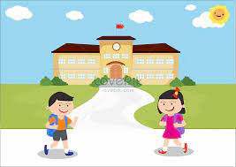 Nah ini ada cerita tentang anak yang dilindungi tuhan. Pergi Ke Sekolah Gambar Unduh Gratis Imej 400062348 Format Cdr My Lovepik Com
