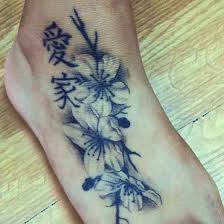 Main themes in japanese flower tattoos. Cherry Blossom In Black And White Tattoos Full Tattoo Cherry Blossom Tattoo Blossom Tattoo White Tattoo