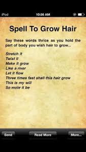 Hair Growth Spell A Little Positive Thinking Can T Hurt Witch Spell Book Wiccan Spell Book Witchcraft Spell Books