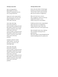 Lirik surat undangan dari poppy mercury ini dipublikasikan pada tanggal 6 januari 2017 (4 tahun yang lalu) dan diciptakan oleh rosyid soemantri. Lirik Lagu Surat Cinta Ku Yang Pertama Contoh Seputar Surat