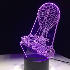 The battle bus is an aerial vehicle in fortnite: Battle Bus 3d Led Night Lamp Ultimate Lamps 3d Led Lamps