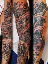 Grey ink japanese tattoos on chest and sleeve tattoos. 125 Sleeve Tattoos For Men And Women Designs Meanings 2019