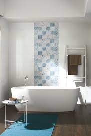Piastrella Fresh Turquoise Mix 25x76 Decoro Lucido Patchwork Turchese Iperceramica Bagni Colorati Arredamento Piccolo Bagno Bagni Iperceramica