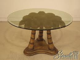Here's the extensive dining room table buying guide loaded with buying tips along with 29 types of dining room tables. 39354 Round Glass Top Palm Tree Base Dining Room Table Dining Room Table Table Glass Table