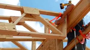 One of the biggest advantages of floor trusses is that they can span further than conventional framing (i.e. One Man Roof Truss Raising Youtube