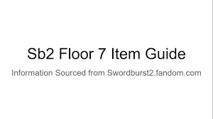 Sb2 floor 7 item guide information sourced from swordburst2.fandom.com feel free to pause the video at any time! Swordburst 2 Floor 7 Entoloma Gloomlands Item Guide Youtube