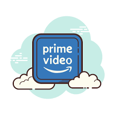 Prime video on demand service that is developed, owned, and operated by amazon. Amazon Prime Video Icon In Cloud Style