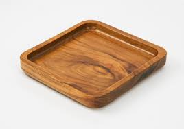 Square Wood Valet Tray Catchall Tray Desk Organizer By Windycitycustoms On Etsy Catchall Tray Wooden Tray Desk Organization