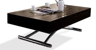 rapido convertibles canapes systeme rapido table basse relevable cube wenge extensible 12 table basse relevable table basse table basse relevable extensible