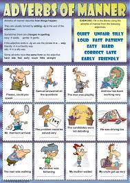 Adverbs of manner tell us how something happens. 16 Adverbs Of Manner Ideen Englisch Englischunterricht Englisch Lernen