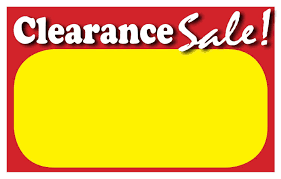Retail Clearance Signs Template 5 5 X3 5 Blank Sale Price Tags 50 Pack Clearance Sale Sign For Sale Sign Now Hiring Sign