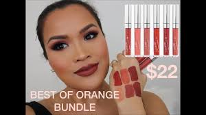 I managed to snag four of the ultra blotted lips that i was interested in, and the one regular blotted lip that i had wanted. Colourpop Best Of Orange Bundle 22 Youtube