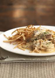 Beef Stroganoff With Matchstick Potatoes Recipe Recipe Rick Stein Recipes Recipes Beef Stroganoff