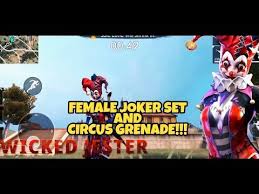 Garena free fire pc, one of the best battle royale games apart from fortnite and pubg, lands on microsoft windows so that we can continue fighting free fire pc is a battle royale game developed by 111dots studio and published by garena. Female Joker Set Wicked Jester And Circus Grenade Garena Free Fire Youtube