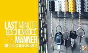 Last Minute Geschenk Fur Manner Diy Lego Schlusselbrett Muttis Nahkastchen