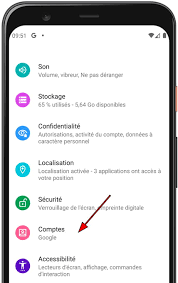 supprimer le compte Google dans Plum Flix