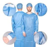 White Disposable Surgical Gowns - Sterile & Durable