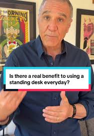 Is there a real benefit to using a standing desk everyday? #standingde...