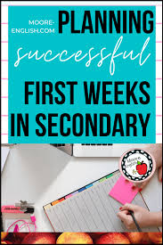 Planning Successful First Weeks In Secondary Mooreenglish Moore English Com Instructional Strategies Classroom Management Tool Classroom Procedures