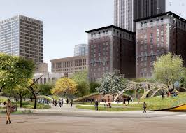Los angeles is described as the perfect laboratory for architecture students. Four Competing Designs Unveiled For Downtown La Park