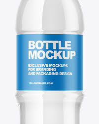 Download Clear Pet Bottle Mockup In Bottle Mockups On Yellow Images Object Mockups PSD Mockup Templates