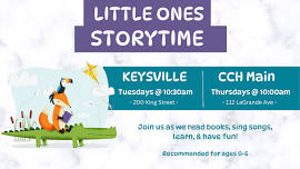 Little Ones Storytime @ Main Library in CCH
