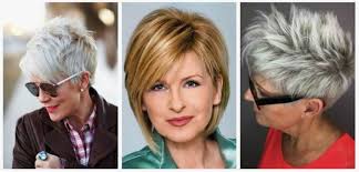 Kurzes haar graue frisuren für frauen ab 50. Frisuren Fur Frauen Ab 50