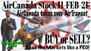Air canada stock forecast, ac share price prediction charts. Air Canada Stock Update 11 Feb 2021 Air Transat Takeover Youtube