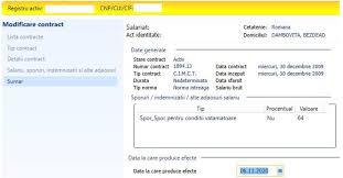 Campul „data la care produce efecte din aplicatia revisal se completeaza astfel : Telemunca Inregistrarea Unui Contract Nou Modificarea Unuia Existent Si Incetarea Clauzei