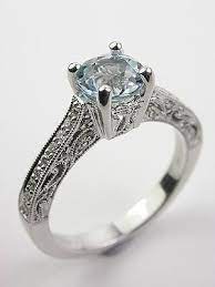 Fancy Colored Diamond Filigree Engagement Ring Rg 2567ar Vintage Style Engagement Rings Aquamarine Engagement Ring Filigree Engagement Ring
