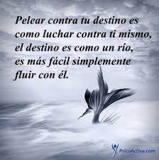 Amigos míos, quien ha tenido experiencia de los males sabe cómo cada vez que un torrente de males viene a los mortales, un hombre que teme a todo, pero cada vez que un divinas vítores de la fuerza de nuestro viaje. 100 Frases Sobre El Destino Y La Fortuna