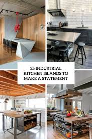 An extensive patio and roof using reclaimed wood and a corrugated tin roof give ample outdoor square footage for parties and gatherings. 25 Industrial Kitchen Islands To Make A Statement Digsdigs