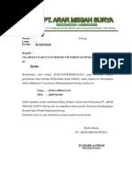 Contoh surat penerimaan magang dari perusahaan. Surat Balasan Kp Pdf