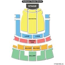 41 Bright Orpheum Theater Omaha Seating